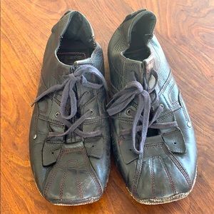 DIESEL Yo-Yo smart leather sneakers - men - Sz 10